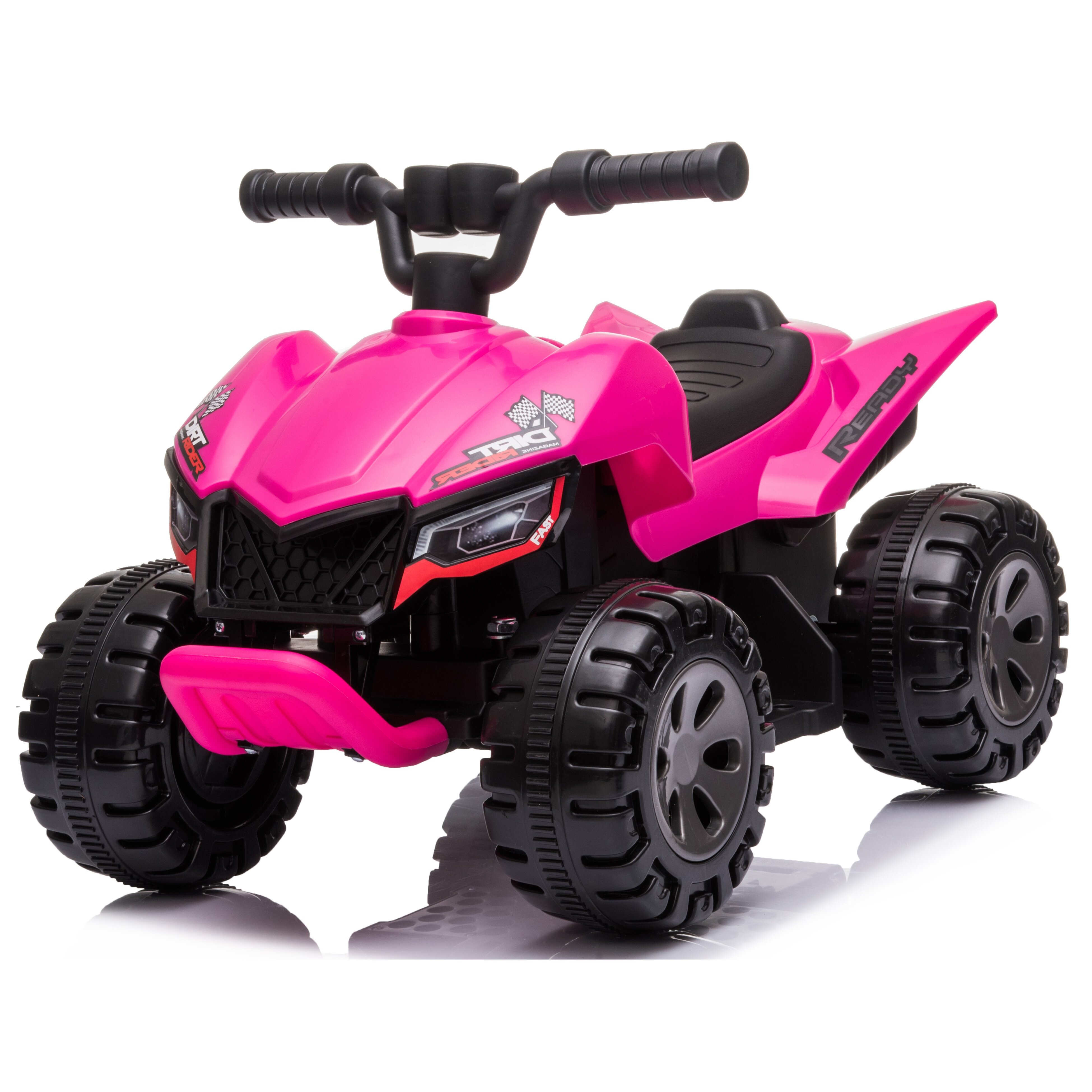 Epic Play My First Little 6v Ride on Quad Bike - Pink / Black