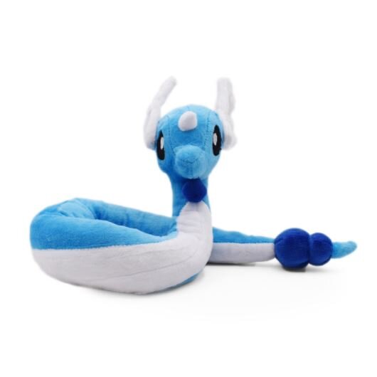 65CM Blue/Pink Hackron Bendable, Skeletonized ,Mini Dragon Snake Plush Toy Birthday/Christmas Gift