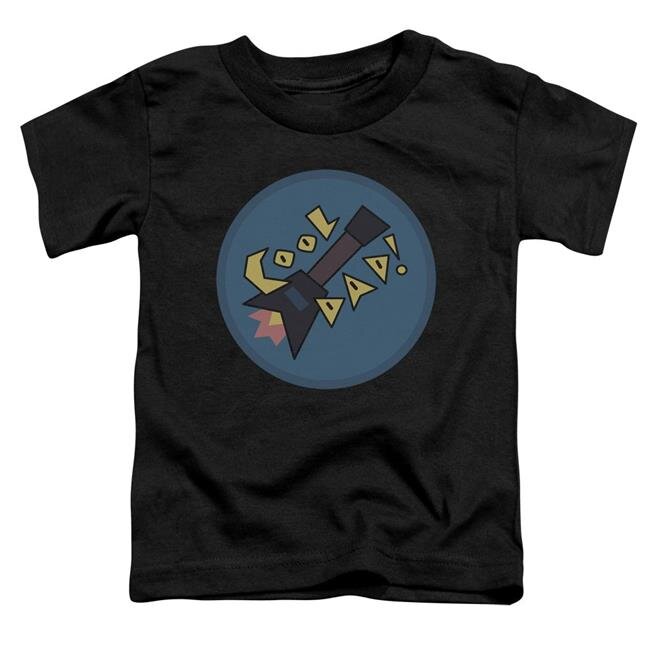 Trevco CN544-TT-1 Steven Universe & Cool Dad Toddler Short Sleeve T-Shirt, Black - Small - 2 Toddler