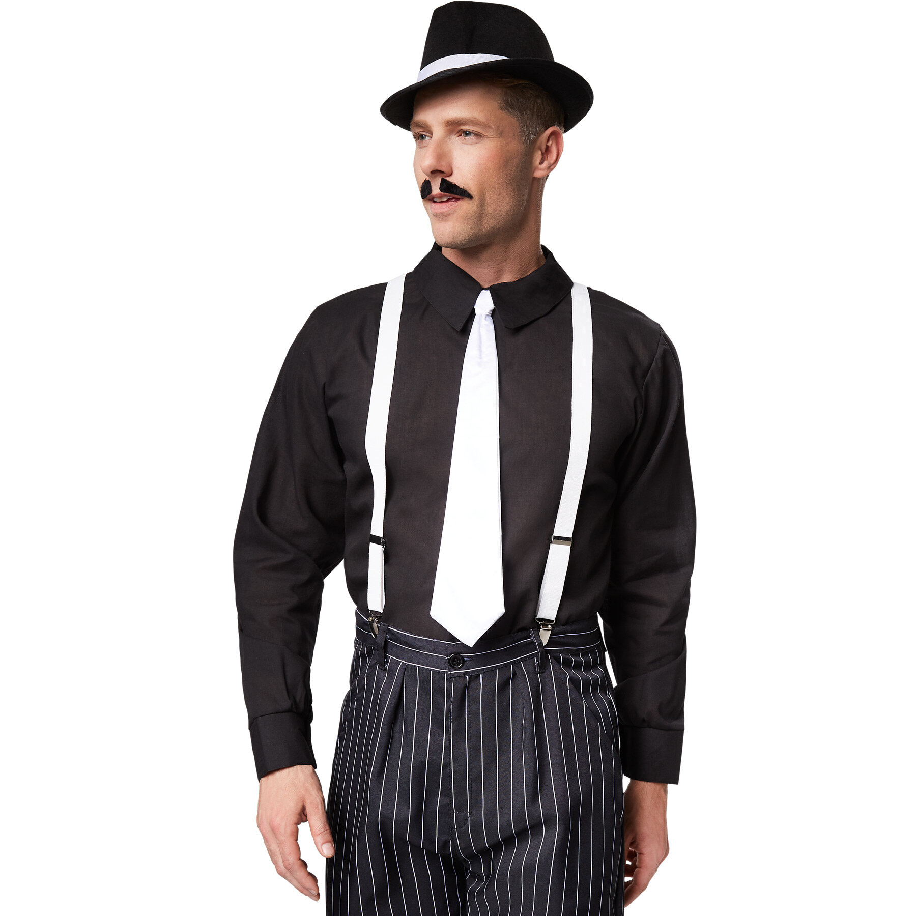 tectake Gentleman Costume - broadway, charleston, flapper - L