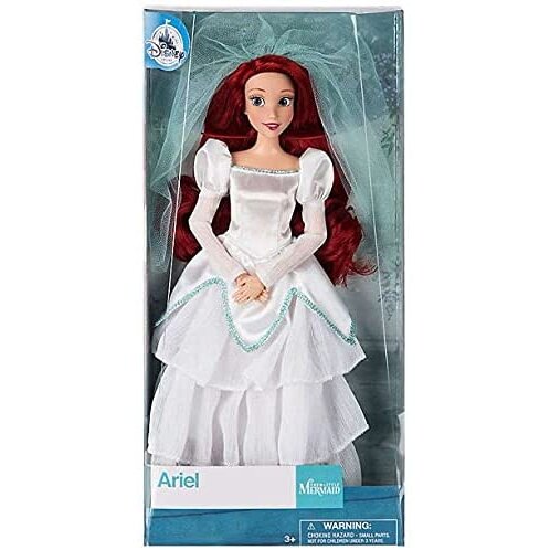 Di The Little Mermaid Ariel Wedding Classic Doll in White Wedding