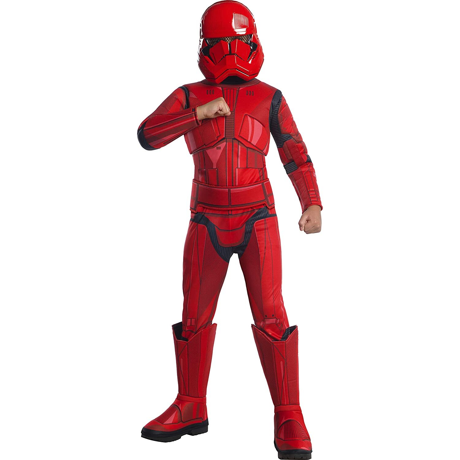 Rubie's Official Disney Star Wars Ep 9 Red Stormtrooper Deluxe Child Costume, Kids Fancy Dress