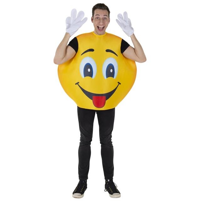 Dress Up America 1008-Adult Sunglasses Smiley Adult Costume - One Size
