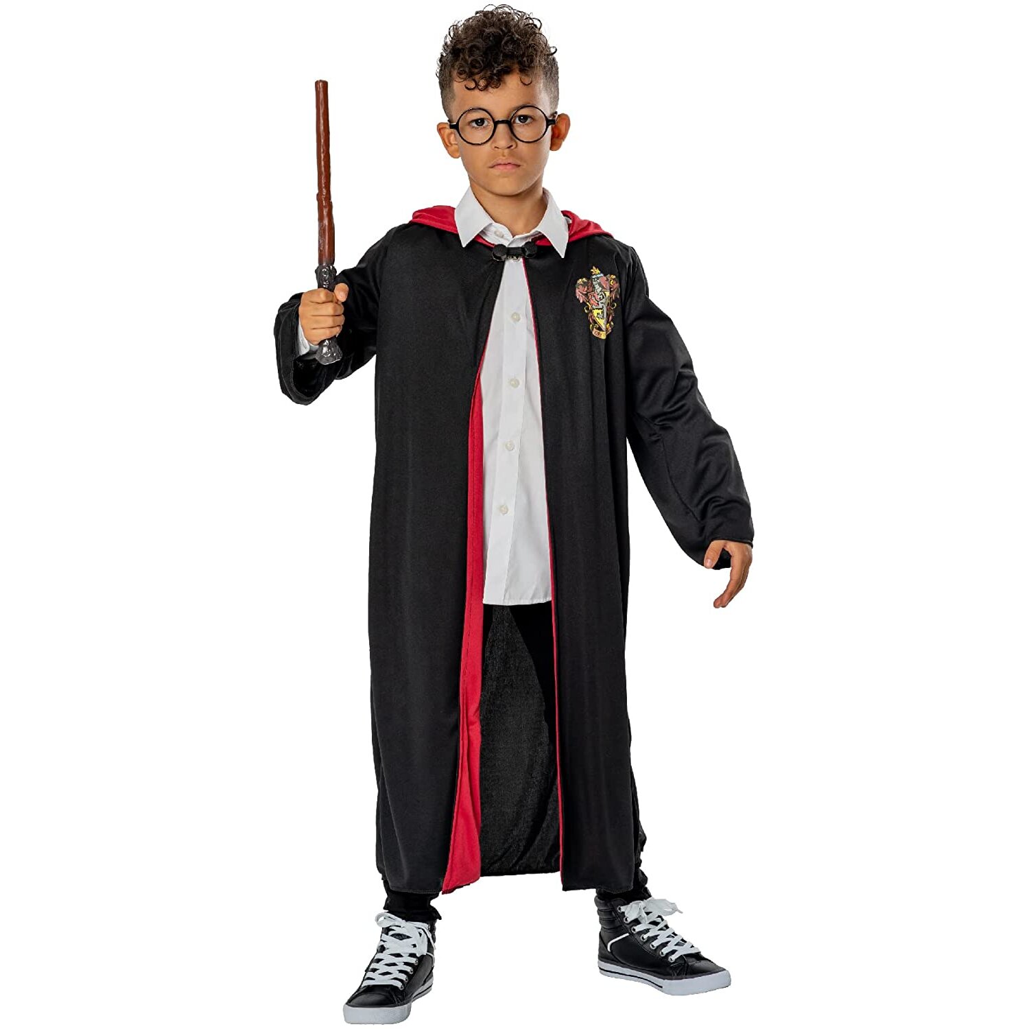 Rubie's Official Harry Potter Pack Gryffindor Robe, Wand and Glasses