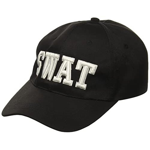 Roma Costume Swat Hat Costume, Black, One Size