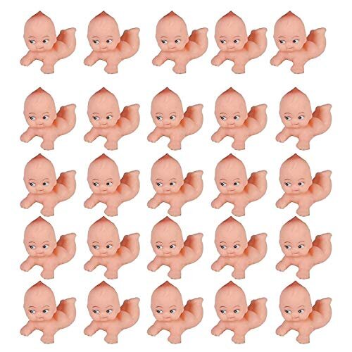 1.75" Long Kewpie Dolls for Baby Shower Favors Decoration, Party Decorations, Baby Gift Decorations -24pcs