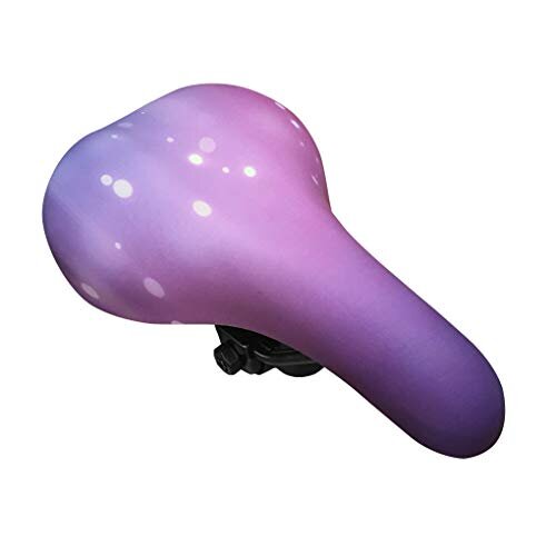 UPTOYO Kids Bike Saddle Youth Replacement Bike Saddle Kids Bicycle Seat Little Rider Multiple Color Options for Boys and Girls Bike ?(Colorful Pu