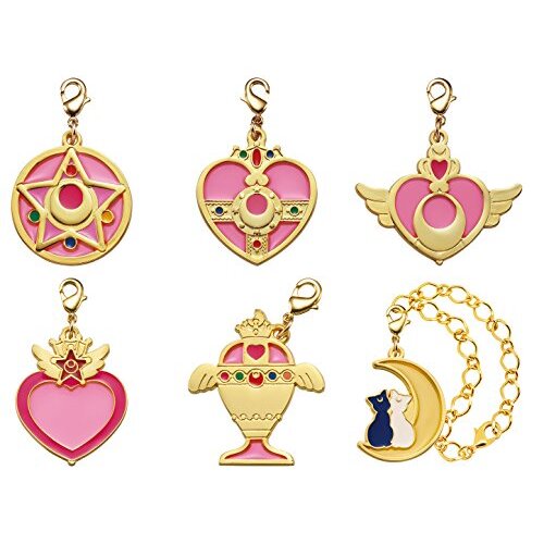 Gashapon Sailor Moon Stained Charm Set