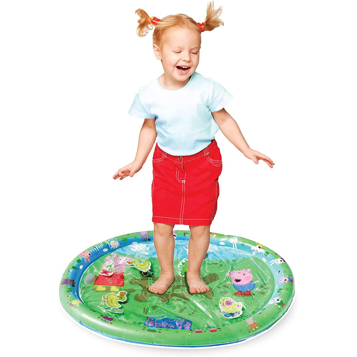 Peppa Pig BTPP004 Inflatable Muddy Puddle Play Mat by Bladez Toyz EOne Water Filled, Mixed, 75 cm Wide
