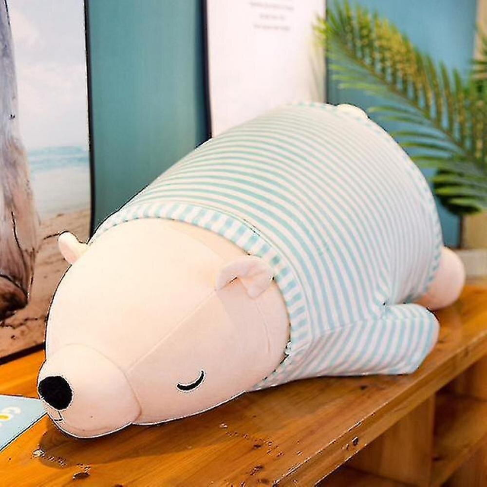 35-70cm Polar Bear Plush Toy Soft Cute Animal Doll Decoration Comfort Sleeping Pillow For Girls Children Birthday Gift