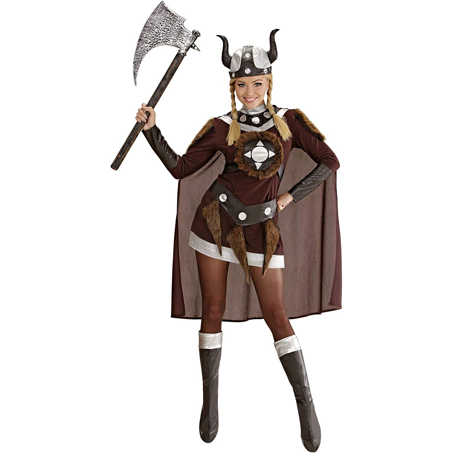 Ladies Viking Viktoria Costume Medium UK 10-12 for Sparticus Roman Gladiator Fancy Dress