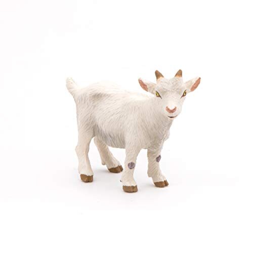 Papo White Kid Goat Figure, Multicolor