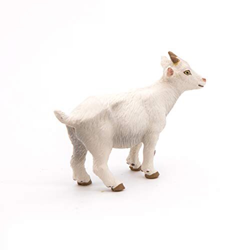 Papo White Kid Goat Figure, Multicolor