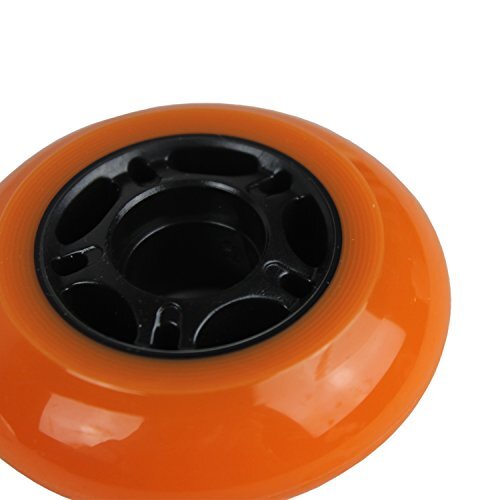 KSS Outdoor Asphalt Formula 89A Inline Skate X4 Wheels, Orange, 76mm