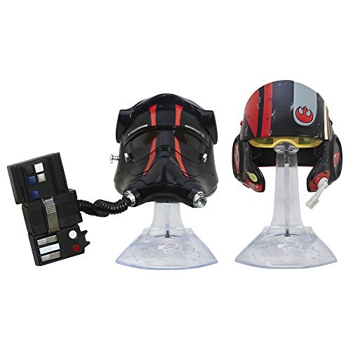 Star Wars: The Force Awakens Black Series Titanium Series First Order TIE FIghter Pilot and Black Leader Poe D