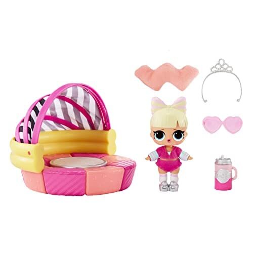 L.O.L. Surprise! 580225EUC LOL OMG House Series-Daybed Playset with Suite Princess-Collectable Doll with 8 Surprises Including Interactive F