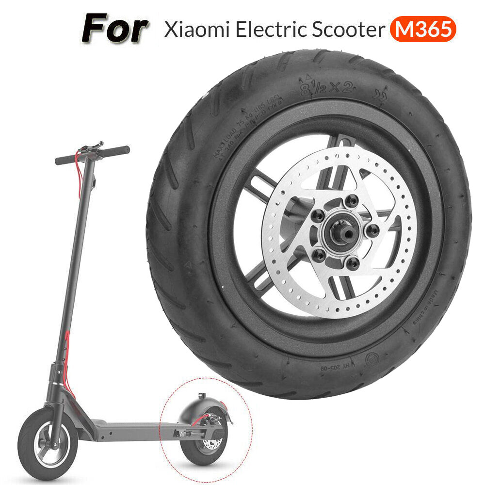 Rear Wheel 8.5Inch Tire Brake Disc For Xiaomi M365/1S Electric Scooter