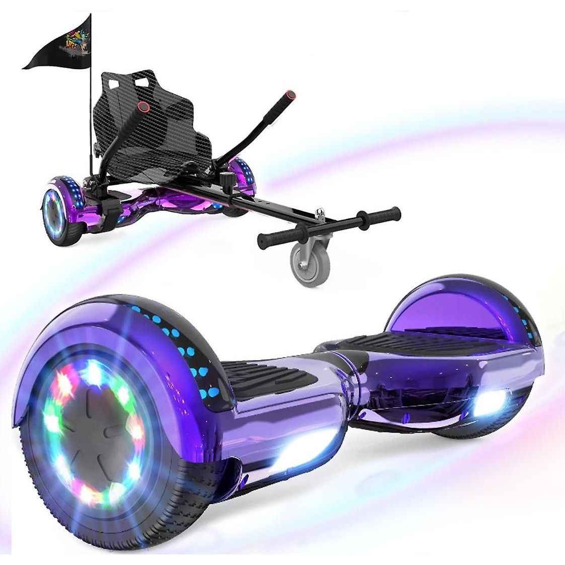 6.5'' Self Balanced Electric Scooter Hoverboard with Hoverkarts Segway