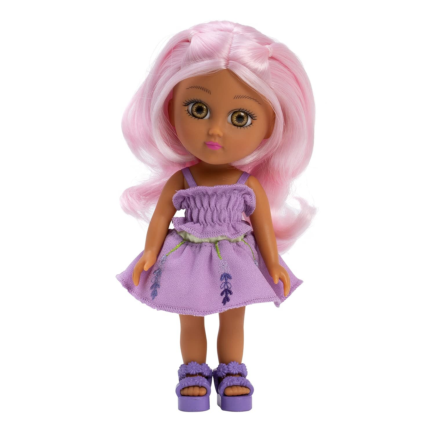 Adora Fairy garden Friends - 6 inch Interactive Doll with Magical Hair - Lavender