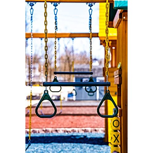 Eastern Jungle Gym Heavy-Duty Ring Trapeze bar Combo Swing, Large 20