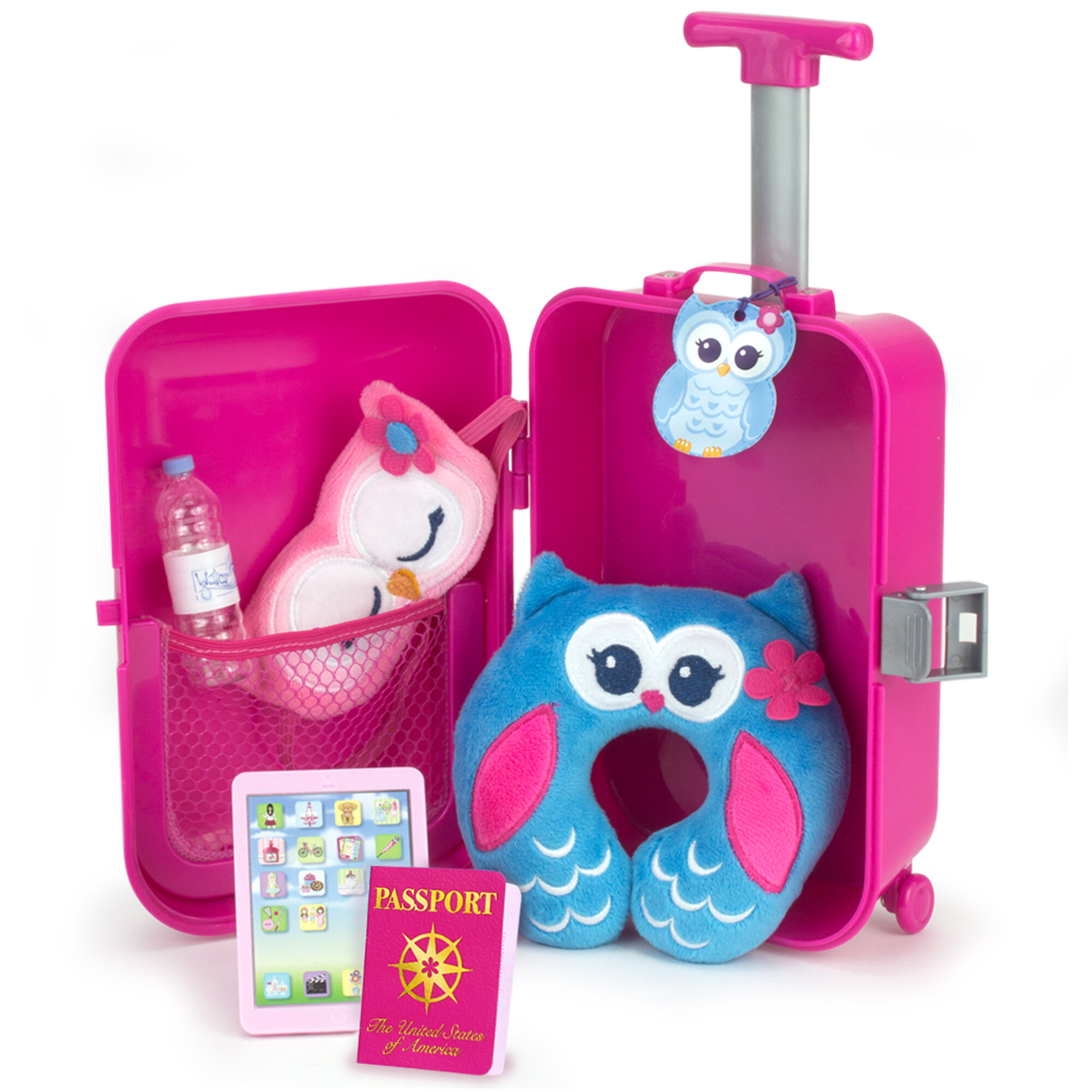 Sophia's by Teamson Kids Travel Accessories Plus Suitcase Set for 18"
