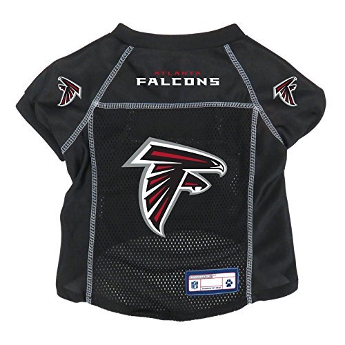 Littlearth Unisex-Adult NFL Atlanta Falcons Basic Pet Jersey, Team Color, X-Small, (320134-FALC-XS)