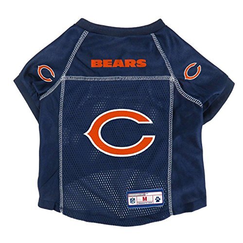 Littlearth Unisex-Adult NFL Chicago Bears Basic Pet Jersey, Team Color, Small
