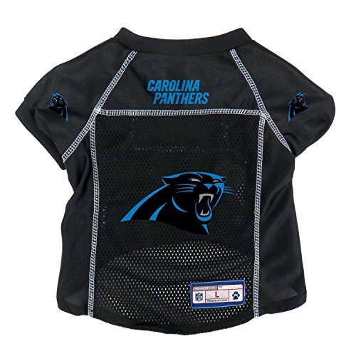 Littlearth Unisex-Adult NFL Carolina Panthers Basic Pet Jersey, Team Color, X-Small