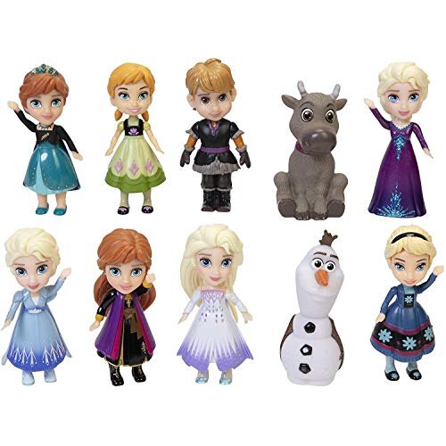 Disney Frozen 2 Arendelle Kids Halloween Hide-and-Seek Game with 10 Dolls