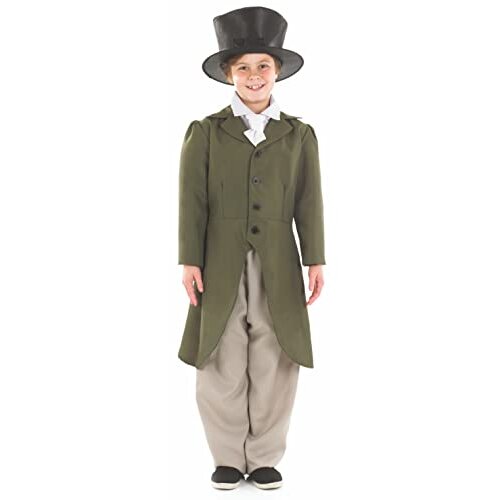 Fun Shack Victorian Boy Costume Gentleman History Fancy Dress Halloween Costumes for Boys Kids Medium