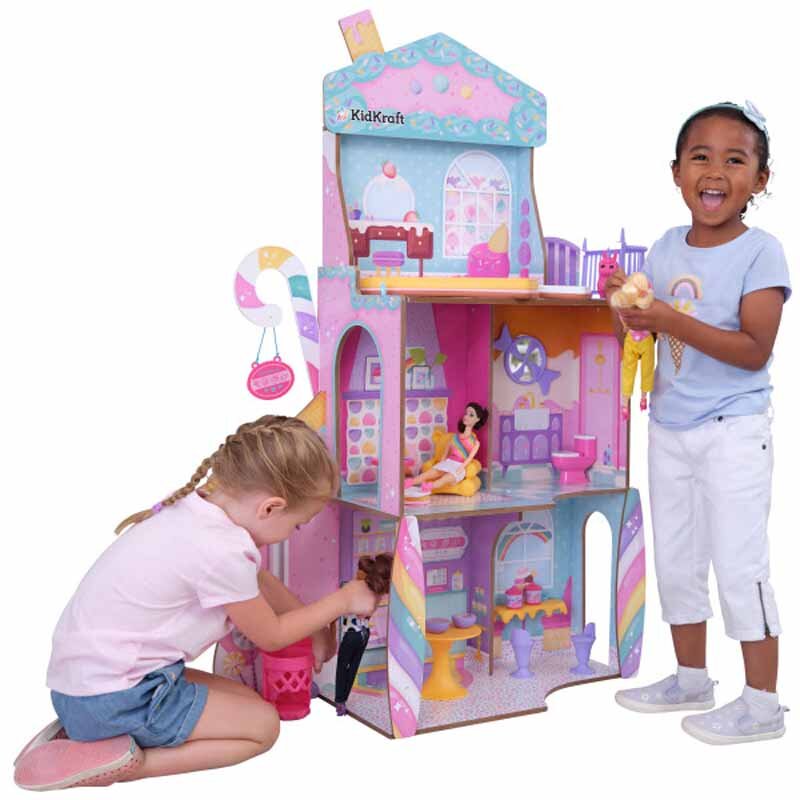 Candy Castle Dollhouse - Wood - 84 x 34 x 120