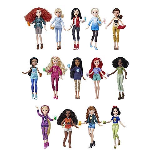 Disney Princess Ralph Breaks The Internet Movie Dolls with Comfy Clothes & Accessories, 14 Doll Ultimate Multipack