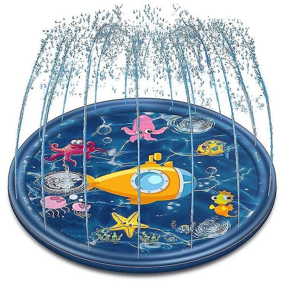 - Squirt Mat, 170cm Splash Pad Sprinkler And Splash Play Mat For Toddlers Inflatable Non-slip Ie Pool