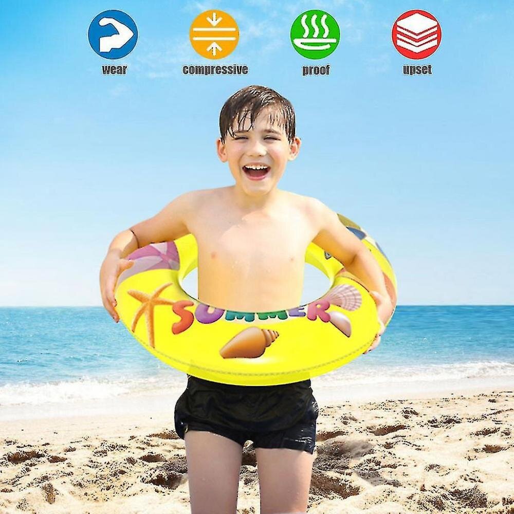 Sajy 90# Inflatable Adult Swimming Ring Beach Fruit Swimming Pool Toys