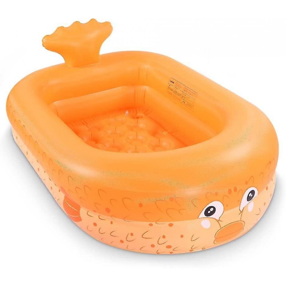 Paddling Pool, Inflatable Swimming Pool With Soft Inflatable Floor,140cm