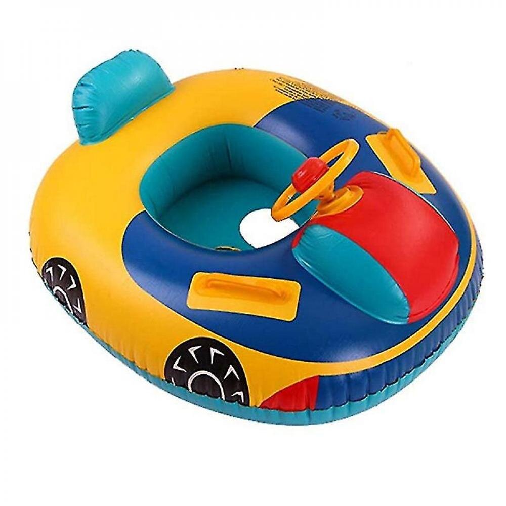 - Swimming Ring Pool Buoy With Steering Wheel Inflatable Boat Pool Seat Floating Swimming Ring Pool Float Bath Sea