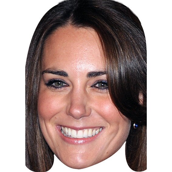 Princess Kate Middleton Face Mask Royal Family Celebrity Party Face Mask
