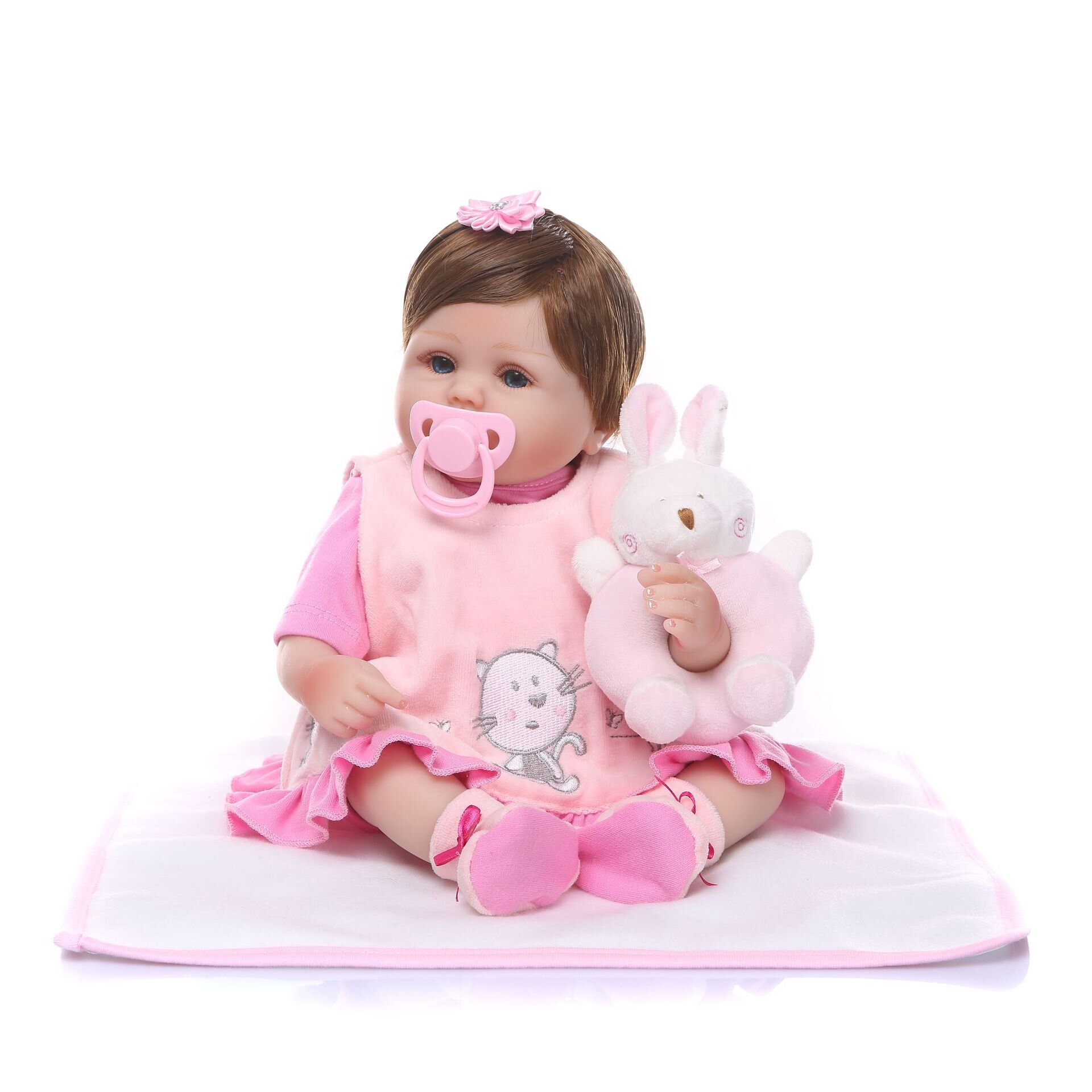 Lifelike Reborn Baby Dolls Set for Kids Age 3+ A7