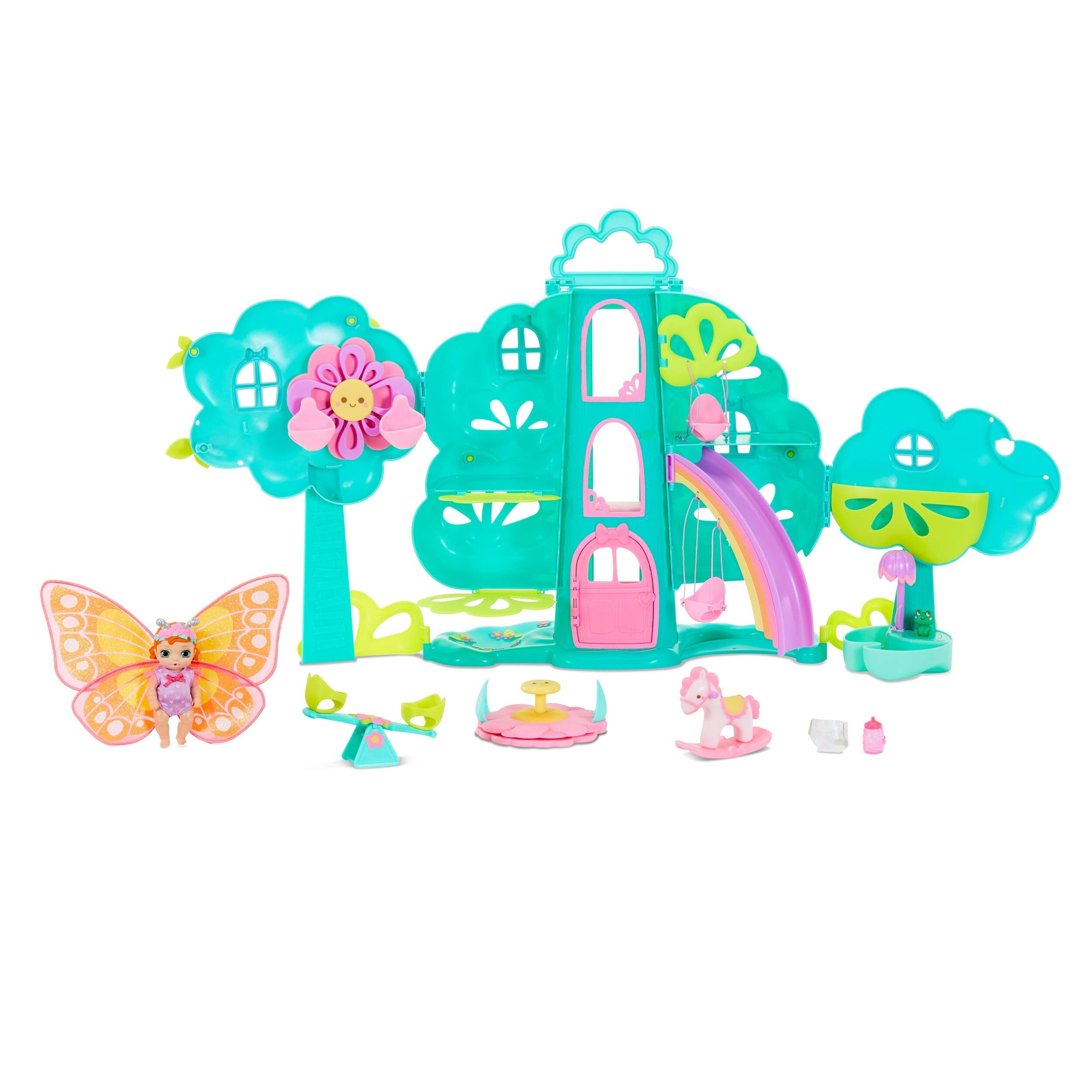 Baby Born Surprise Treehouse Playset With 20 Plus Surprises And Exclusive Doll, Multicolored
