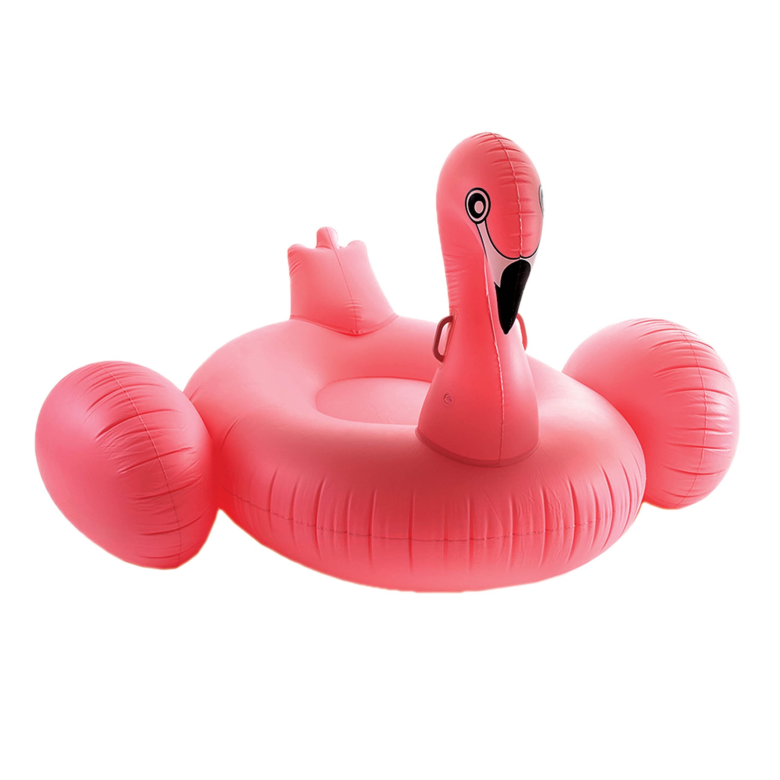 Inflatable Pool Float Flamingo Lounger, Large, Fun Beach Floaties