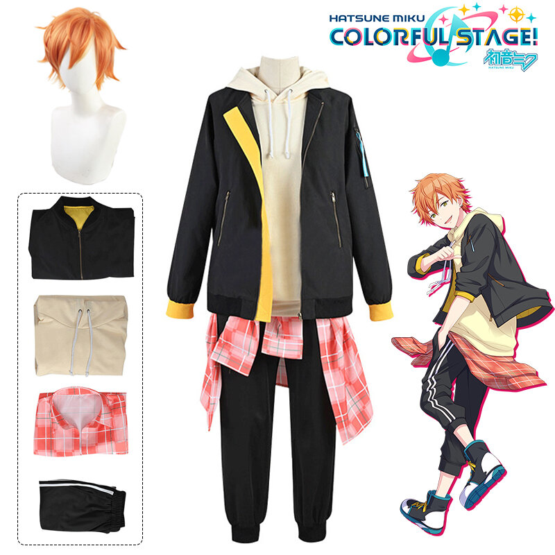 Sekai Colorful Project Stage Feat Shinonomeakito Cosplay Costume Carnival Outfit