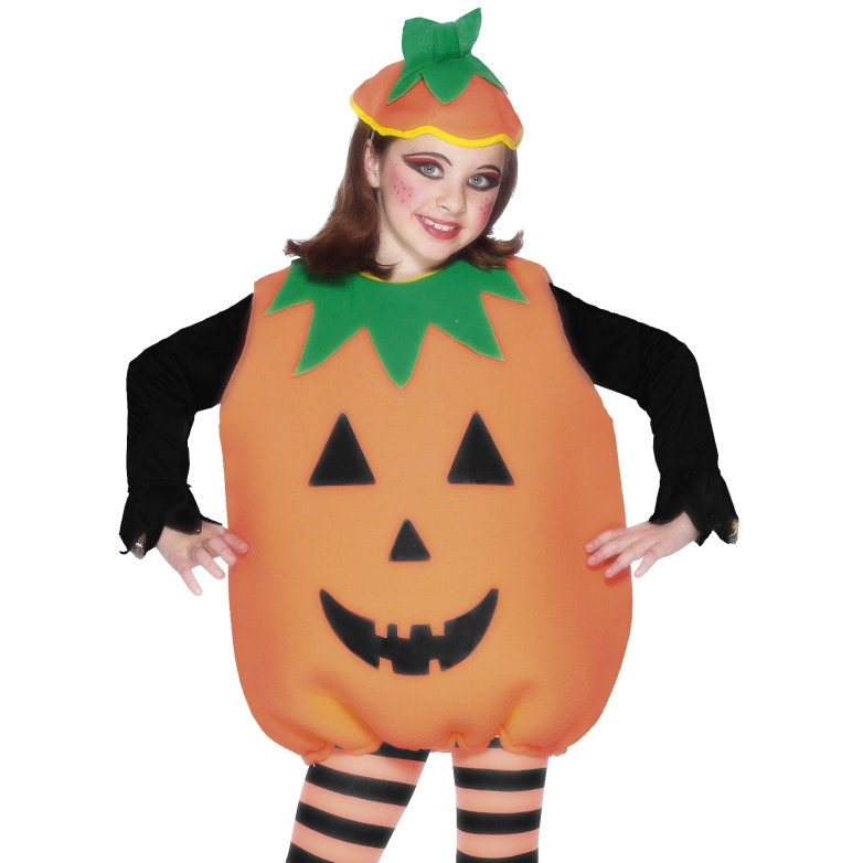 Kids Pumpkin Jack O Lantern Costume