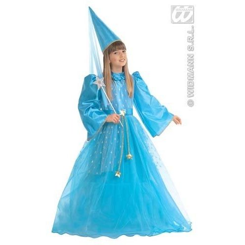 Children's Magic Fairy Blue 128cm Costume Small 5-7 Yrs (128cm) For Fairytale - -  costume glamorous mariella fairy new girl carnival kost
