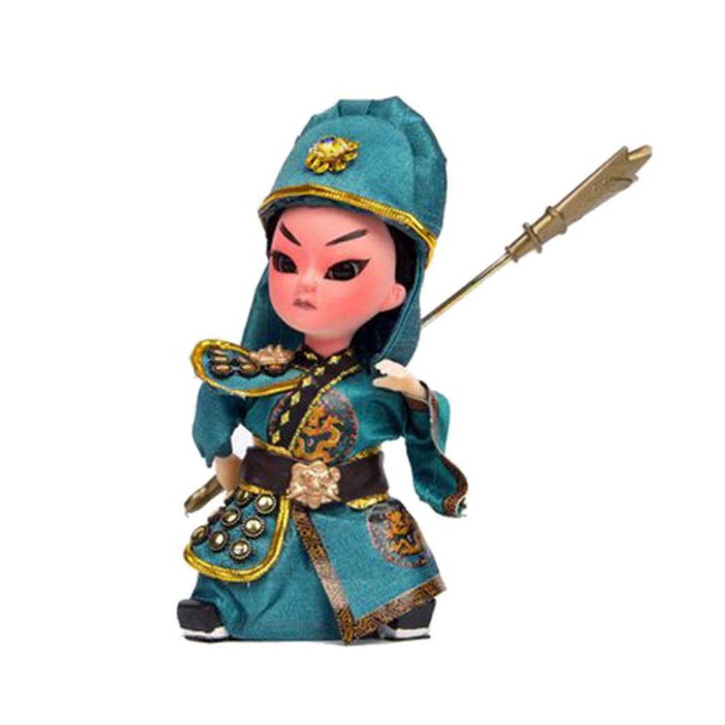 Adorable Guan Yu Crafts China Peking Opera Dolls Decoration