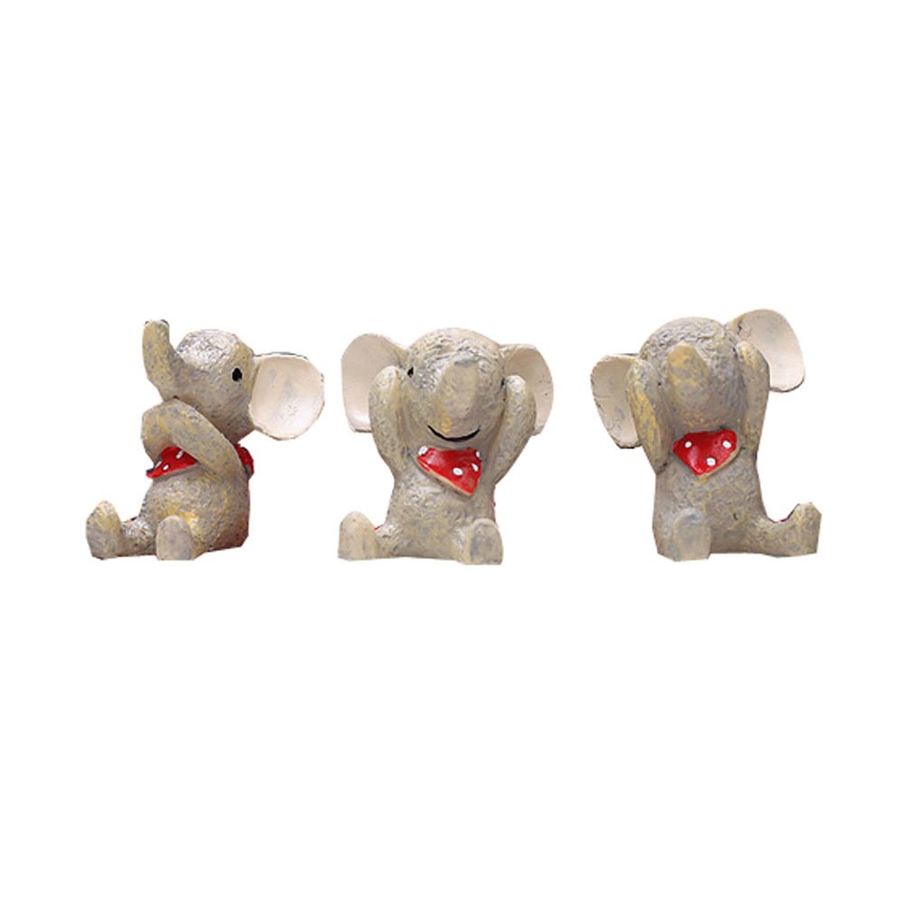 Set of 3 Cute Animal Decoration Good Gift for Kids,1.6''