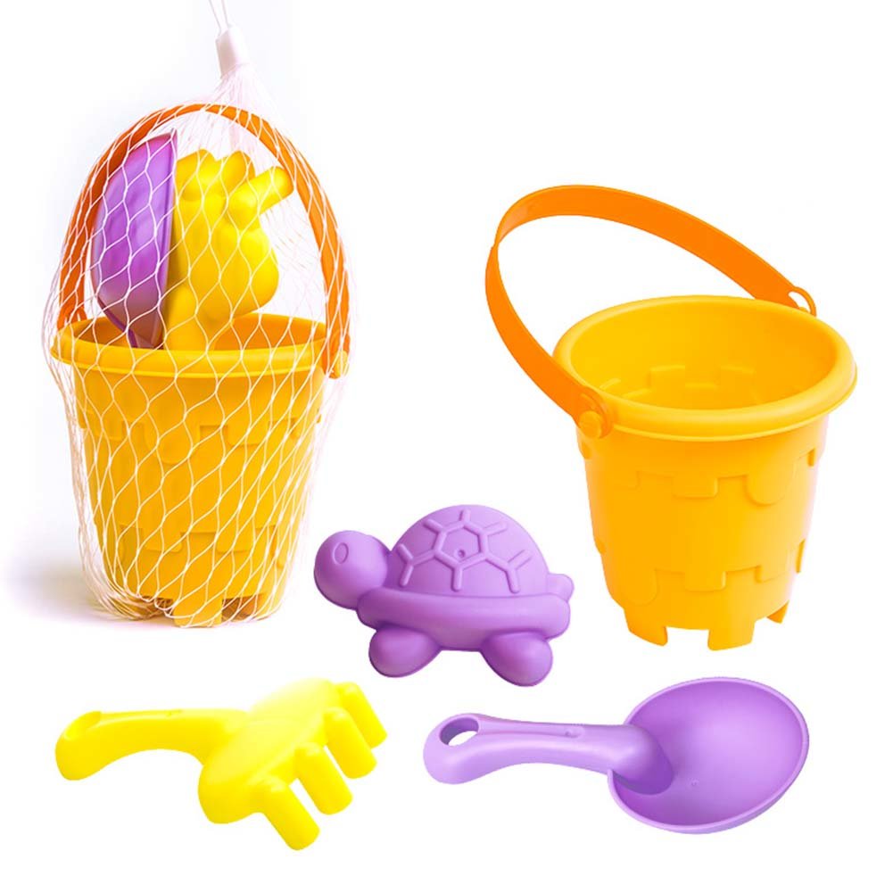 4 Pieces Colorful Plastic Beach Toys Play Sand Toys for Kids Baby Sand Toys