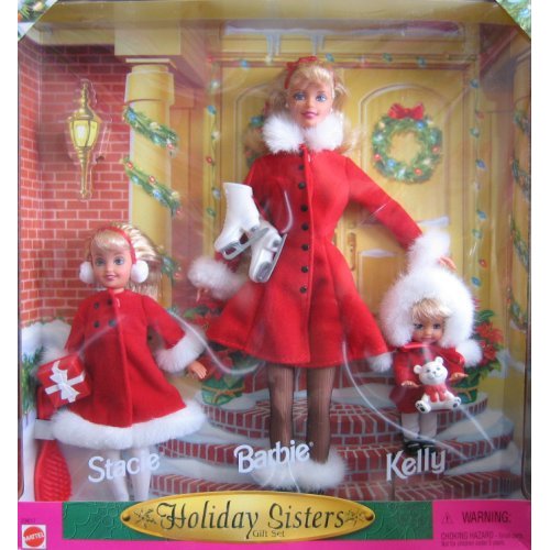 Barbie Holiday Sisters 1999 Kelly Stacie Gift Set