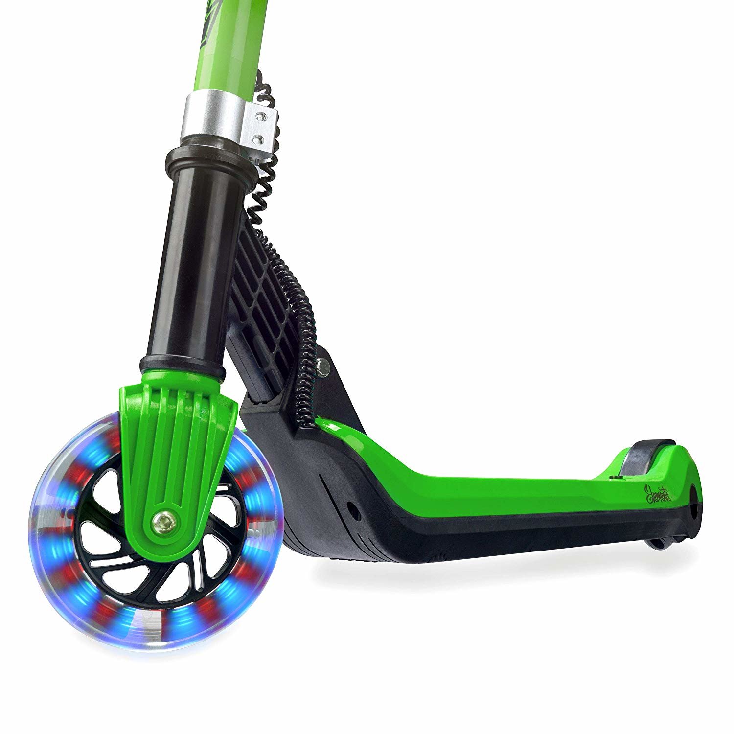 Xootz Kids Elements Electric Folding Scooter with LED - Green