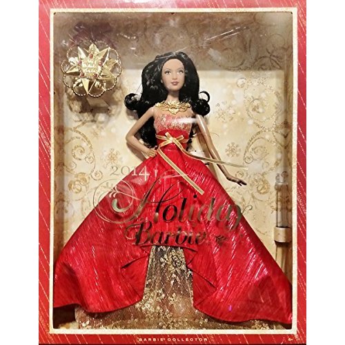 Barbie 2014 Holiday Doll With Ornament African American
